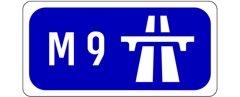 M9 Motorway Logo